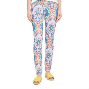 J. McLaughlin Lexi Jeans In Midi Oahu Print Size 4